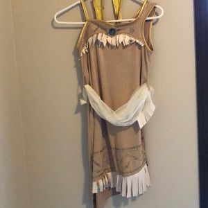 Disney pocahontas costume size 10